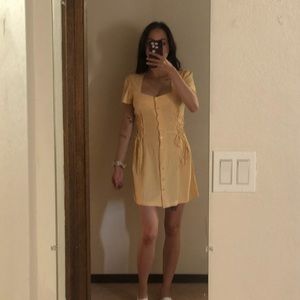 Amuse Society Floral Print Mini Dress